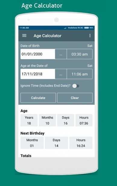 Age Calculator Plus: Current Age/Date Calculations screenshot 1