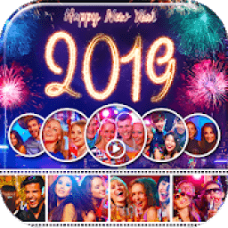 ikon New Year Video Maker With Music - Happy New Year