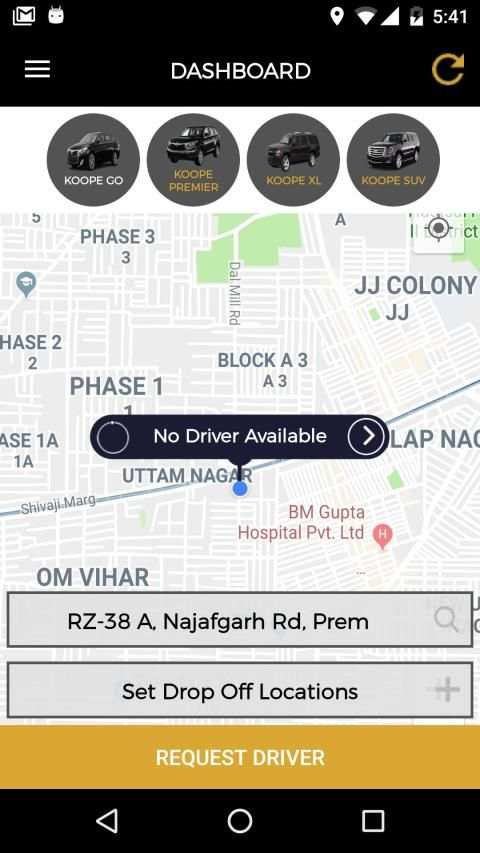 Koope Cabs screenshot 1