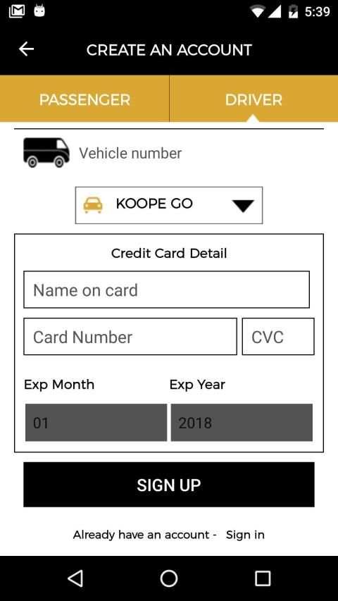 Koope Cabs screenshot 2