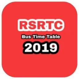 RSRTC Bus Time Table 2019 1.0