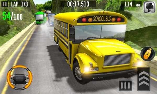 Bus Racing 3D - School Bus Driving Simulator 2019 स्क्रीनशॉट 2