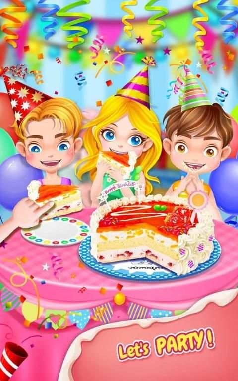 Sweet Birthday Cake Maker स्क्रीनशॉट 3