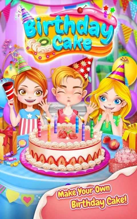 Sweet Birthday Cake Maker स्क्रीनशॉट 2