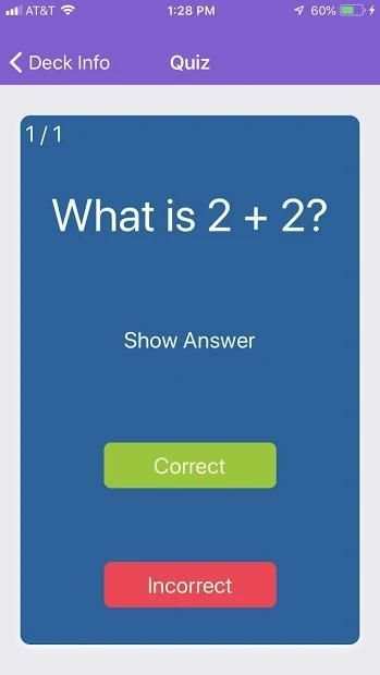 Flashcards screenshot 1