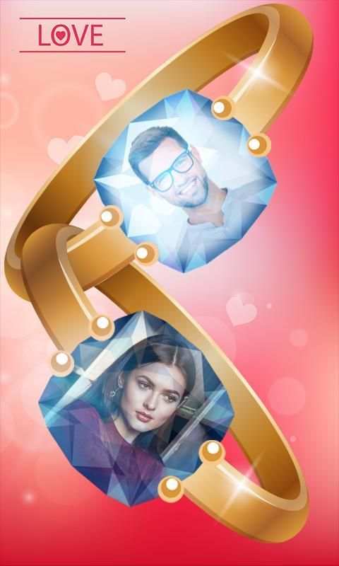 Lovely Ring Photo Frames स्क्रीनशॉट 1