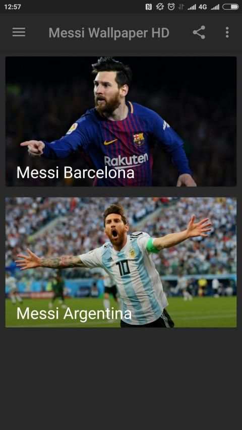 Messi Wallpaper HD screenshot 3