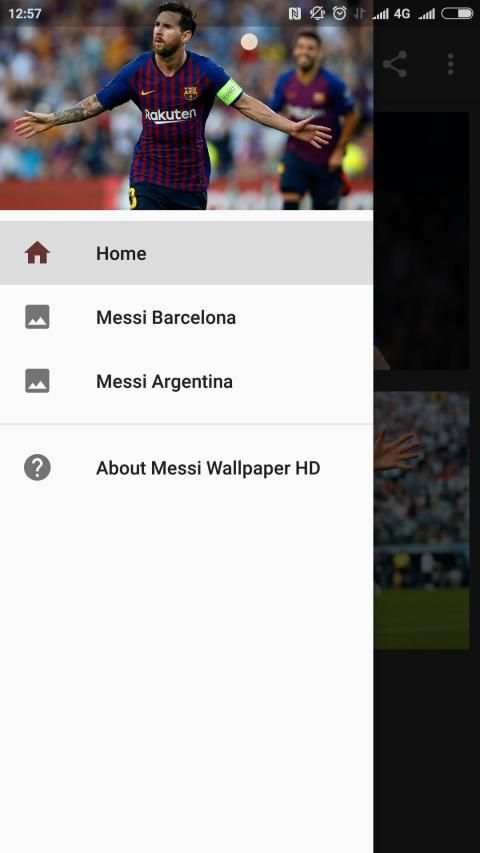 Messi Wallpaper HD screenshot 4