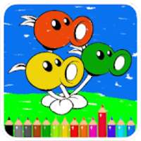 Paint Zombie Plant - Coloring Games logo