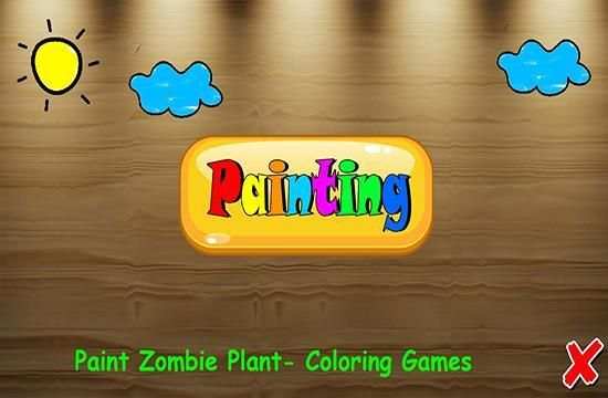 Paint Zombie Plant - Coloring Games screenshot 2