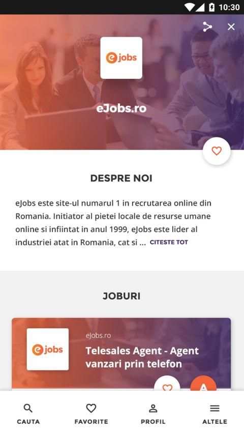 eJobs.ro - Locuri de muncă screenshot 1