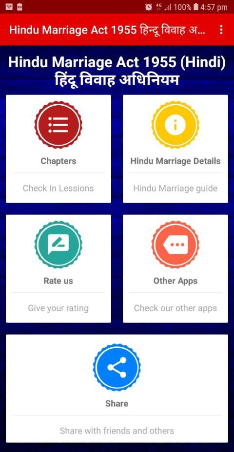 Hindu Marriage Act (हिन्दू विवाह अधिनियम- Rules) स्क्रीनशॉट 2