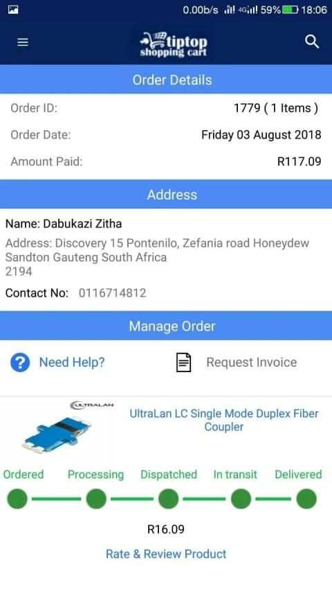 Tiptop Shopping Cart: South Africa's Online Store screenshot 1