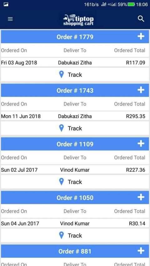 Tiptop Shopping Cart: South Africa's Online Store screenshot 2