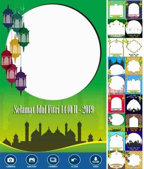 Bingkai Foto Kartu Ucapan Idul Fitri 2019 screenshot 4