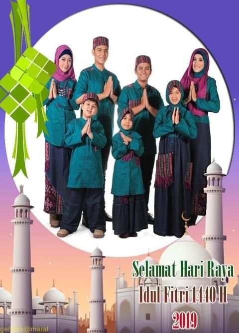 Bingkai Foto Kartu Ucapan Idul Fitri 2019 screenshot 1