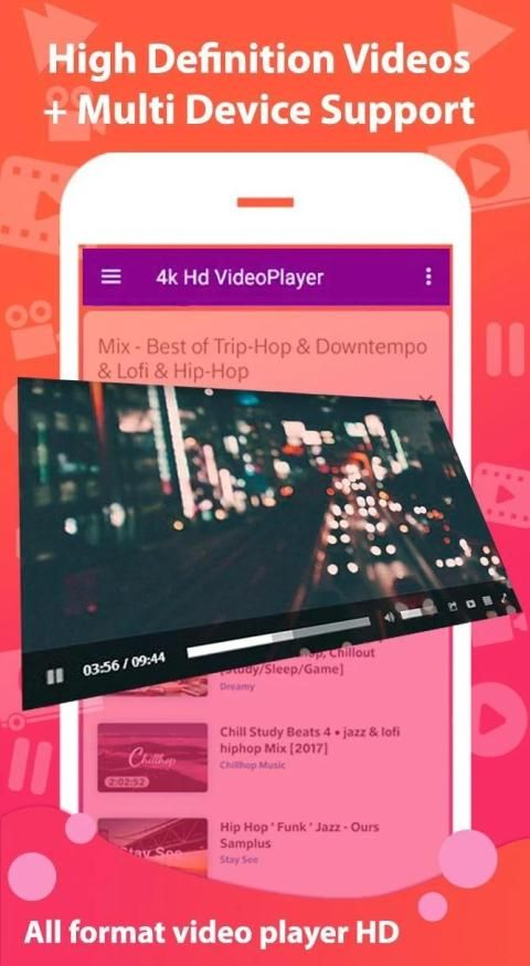 HD Video Player - All format video player HD स्क्रीनशॉट 3