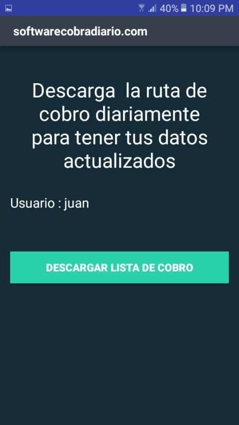Prestamos Cobradiario screenshot 2