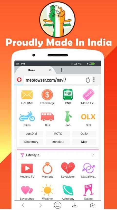 Me Browser Mini - Fast & Secure screenshot 8