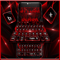 ikon Classic Business Red Black Keyboard