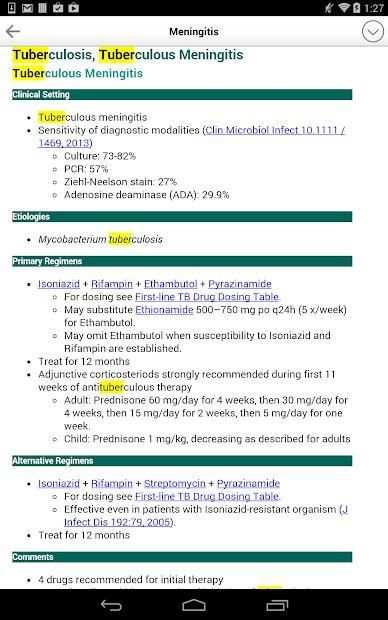 Sanford Guide:Antimicrobial Rx screenshot 1