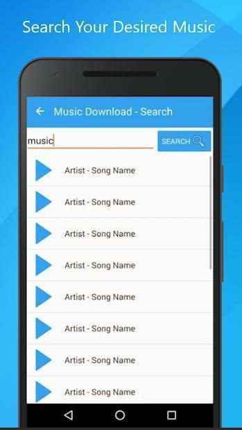 Mp3 music download screenshot 2