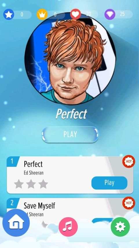 Ed Sheeran Piano Tiles New screenshot 8