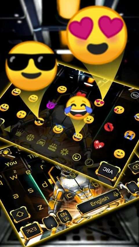Transformation Robot Gravity Keyboard स्क्रीनशॉट 1