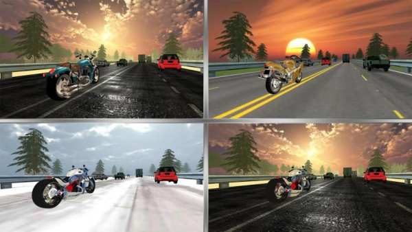 Highway Traffic Bike Racing screenshot 1