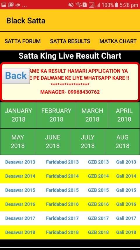 SATTA BAJAR| SATTA MATKA | GALI SATTA Result screenshot 1