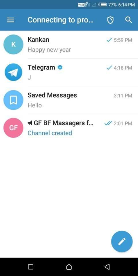 GF BF Messenger स्क्रीनशॉट 1