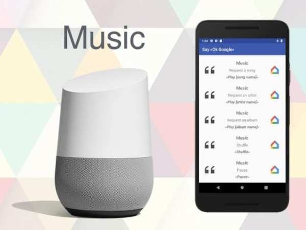 Actions list for Google Home (Google Home mini) स्क्रीनशॉट 2