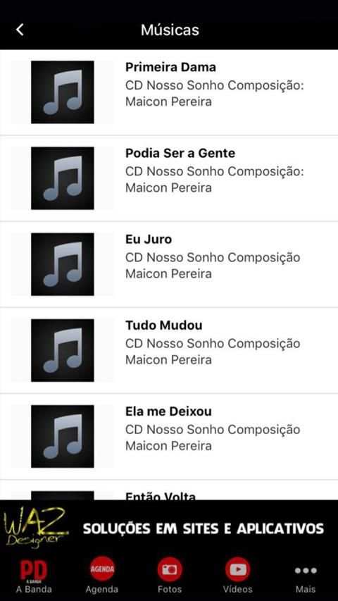 Banda Primeira Dama screenshot 4