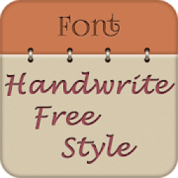 Handwrite Font Style Free आइकन