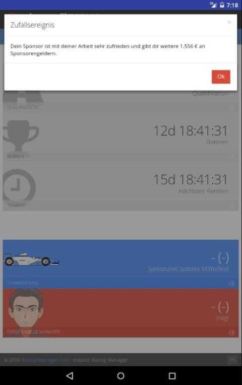 Racing Manager स्क्रीनशॉट 4