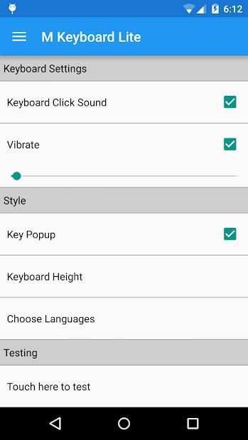M Keyboard screenshot 2