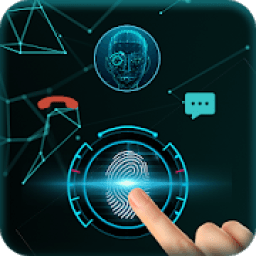 ikon Fingerprint style call screen theme, caller ID