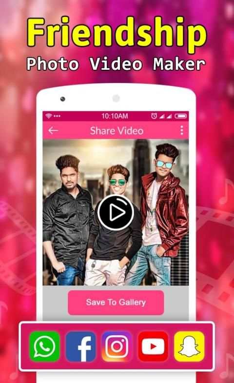 Friendship Photos Video Maker screenshot 4