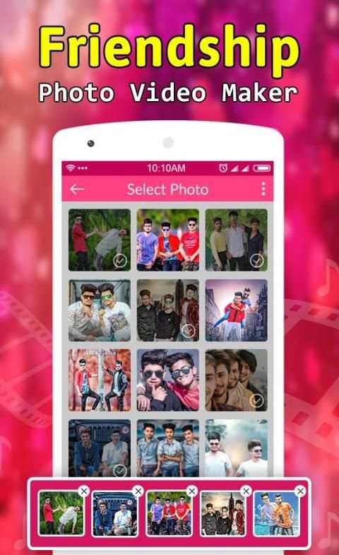 Friendship Photos Video Maker screenshot 3