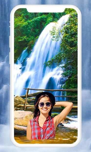 Waterfall Photo Frames Novel screenshot 1
