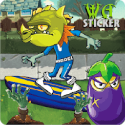 ikon Wa Sticker for Plant vs zombie
