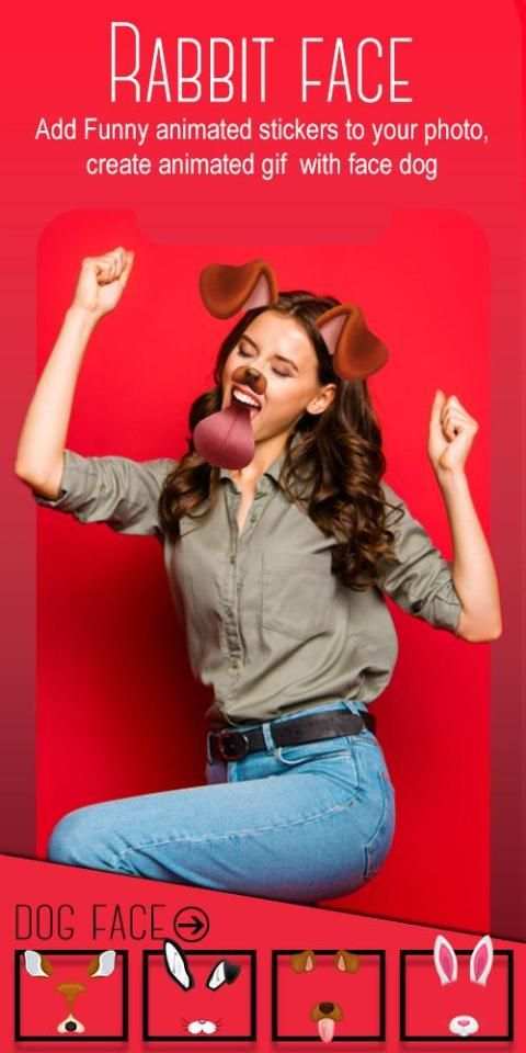 Rabbit face Photo स्क्रीनशॉट 6
