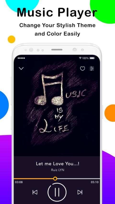 Music Player स्क्रीनशॉट 2