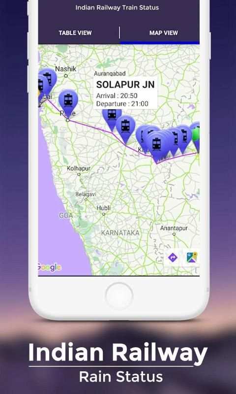 Indian Railway Train Status screenshot 1