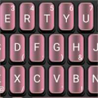 Black Pink Texture Keyboard Theme on 9Apps