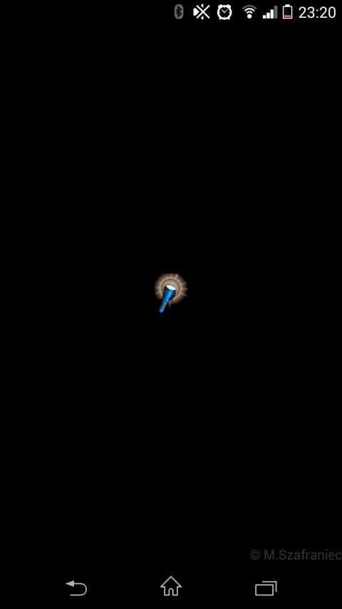 micro Flashlight smallest app screenshot 2