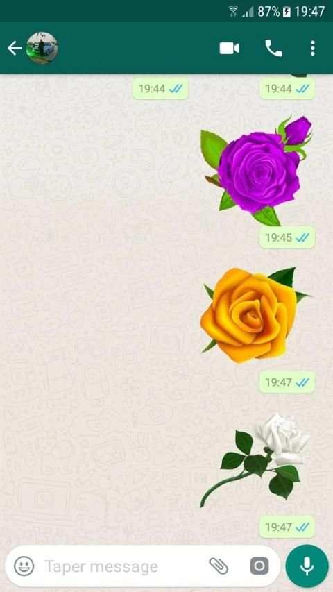 WAStickerApps - Stickers Roses collection screenshot 2