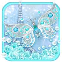 3D butterfly & rose live wallpaper theme on 9Apps