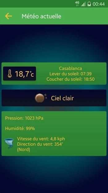 Maroc Météo screenshot 1