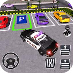 Police Car Parking City Highway - Parking Games